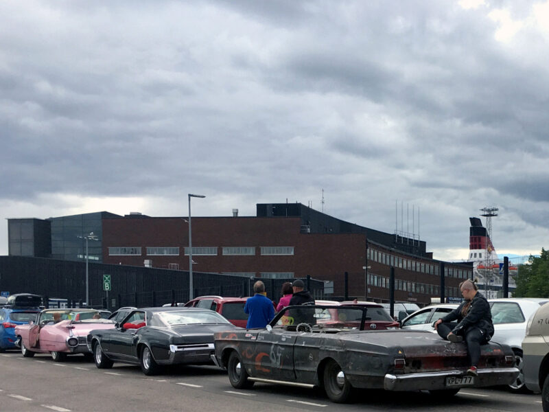 Classic Cars in the Port of Helsinki