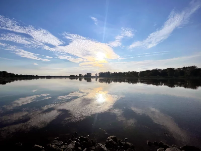 Elbe sunset