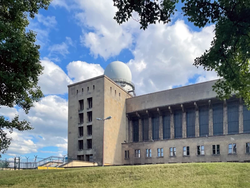 Tempelhof Airport building and Radar Tower