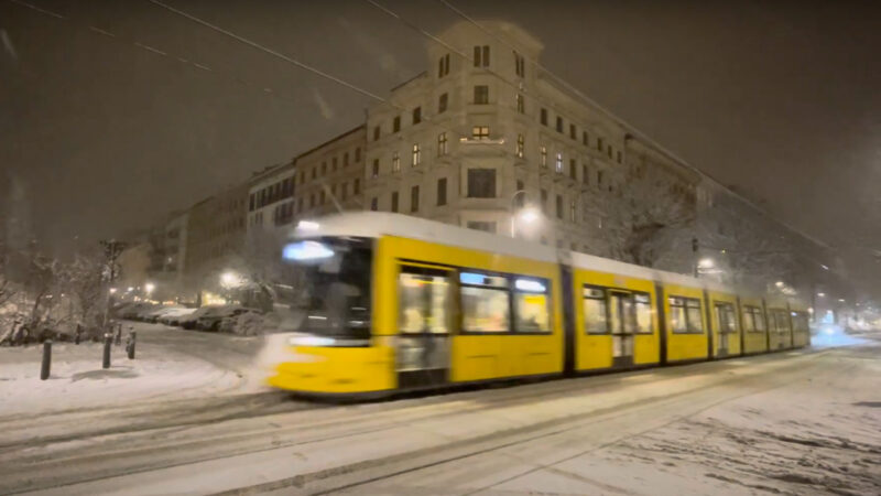 berlin winter trams video prenzlauer berg