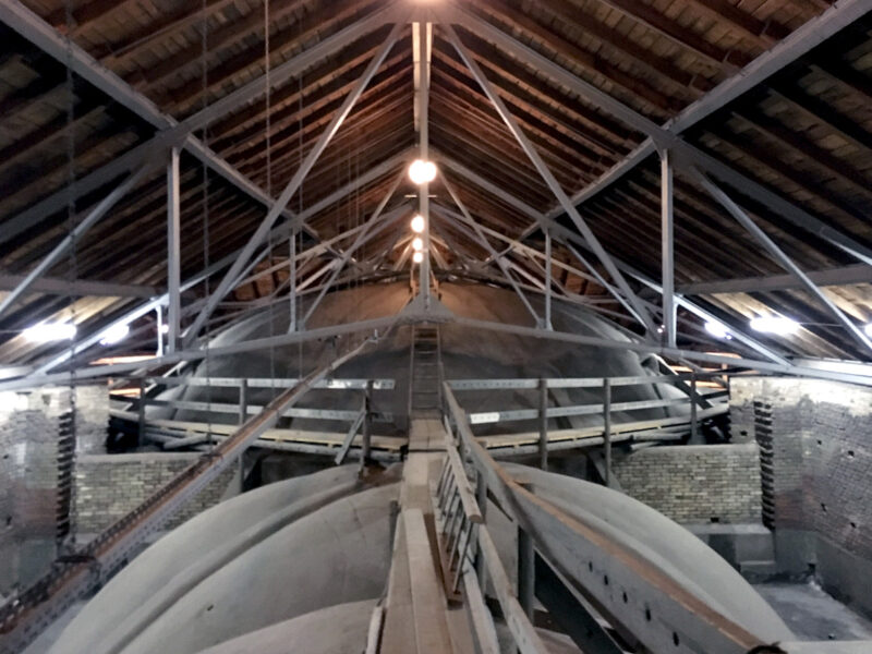 zionskirche roof inside